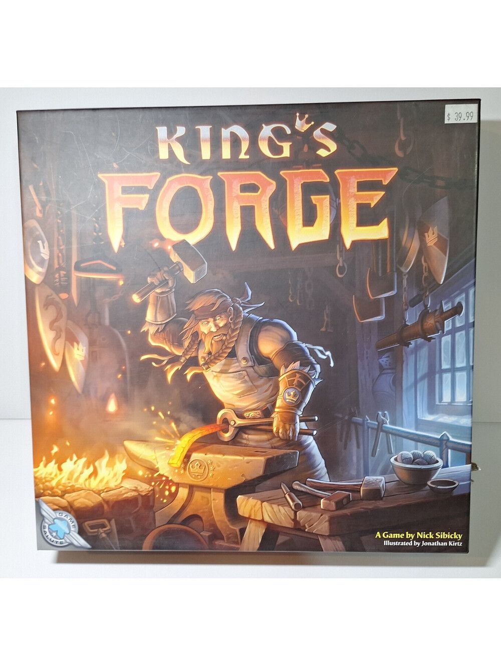 Kings Forge Board Game Game Salute Nick Sibicky Dice Crafting Strategy Fantasy